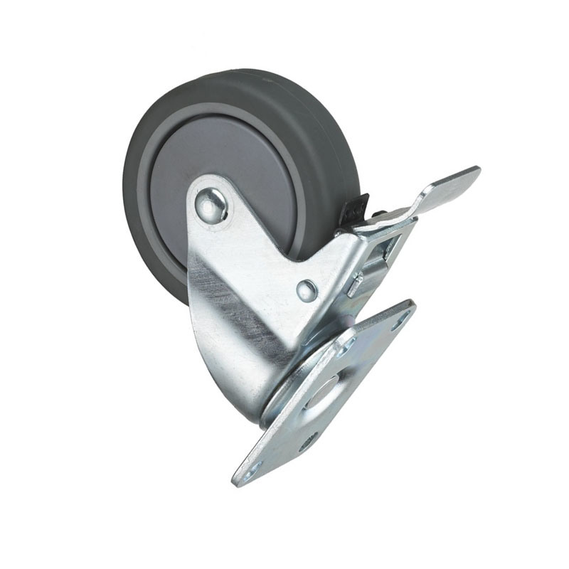 Factory Supply Height 100mm 125mm 150mm PP Caster Wheel Industrial Caster
