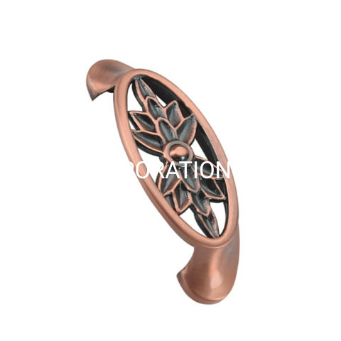 Zinc Alloy Antique Copper 64mm Pull Handle Closet Handle Drawer Handle