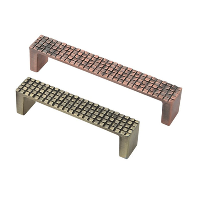 High Quality Zinc Alloy 96mm 128mm Antique Brass Wardrobe Handle