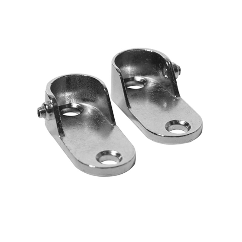Metal Closet Rail Holder Wardrobe Tube Support Furniture Accessories