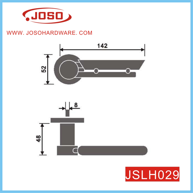 Grey Front Door Handle for Kitchen Door