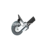 Factory Supply 50mm Plastic with Brake Castor Wheels Trolley Furniture Caster