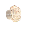 White Golden Flower Style Zinc Alloy Handle Furniture Handle Furniture Knob