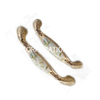 Elegant Zinc Alloy 96mm Ceramics Pull Drawer Handle Furniture Ceramics Handle