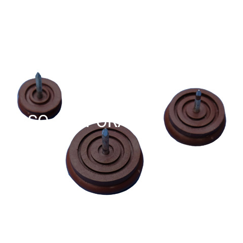 Hot Sale Brown PP Nail Glide Furniture Hardware Table Protector Furniture Accessories