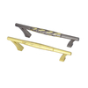 European Decoration 96mm 128mm Black Furniture Pull Handle Kitchen Handle
