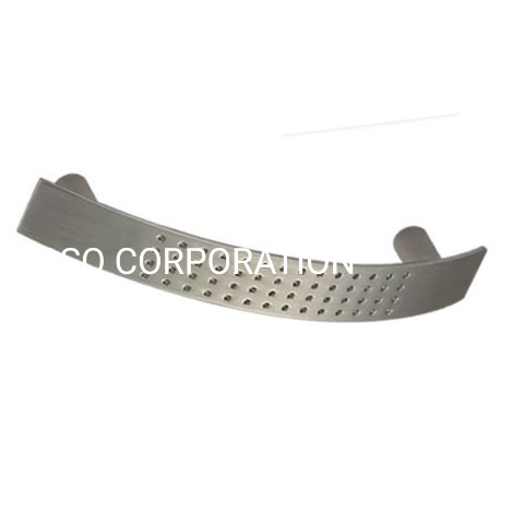 Wholesale Zinc Alloy 128mm Golden Plated Bow Dimpled Wardrobe Handle Drawer Handle