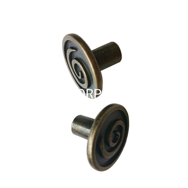 Classical Round Mushroom Zinc Alloy Knob Handle Furniture Handle Cabinet Handle