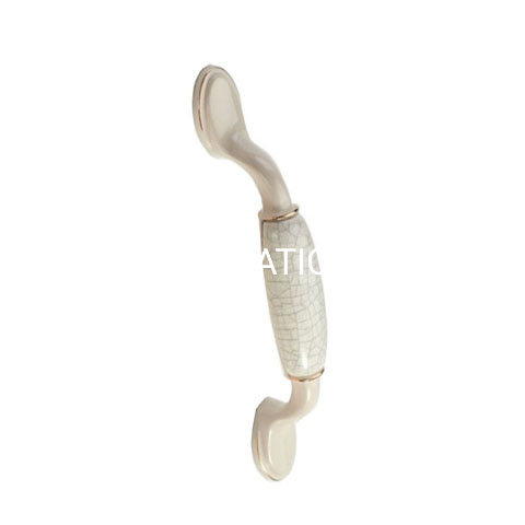 Fashion 96mm Zinc Alloy with Ceramics Furniture Handle Dresser Handle Closet Handle