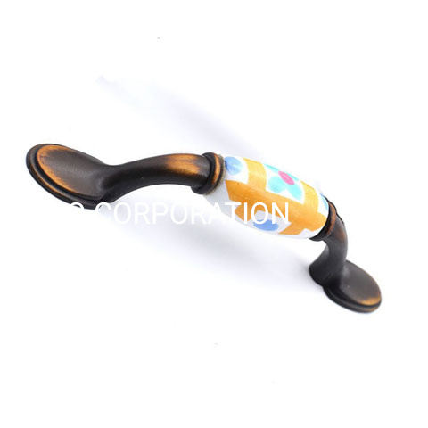 European Style 76mm Zinc Alloy Pull Handle Cabinet Handle Closet Handle