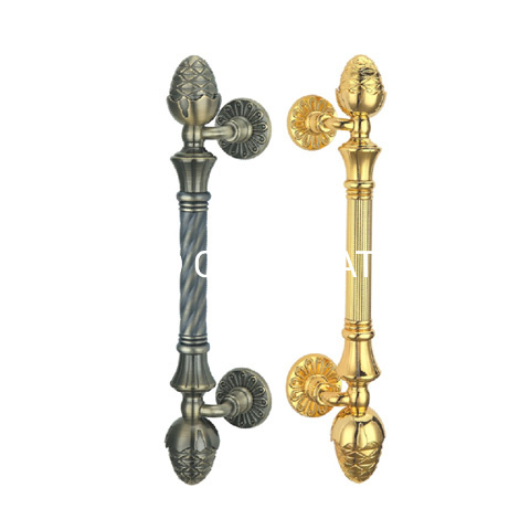 Building Accessories Golden Colour Door Handle Furniture Handle Door Hardware