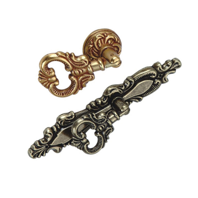 Zinc Alloy European Style Classical 50mm 135mm Cabinet Handle Drawer Handle