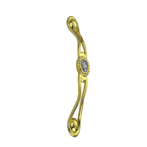Top Sale Zinc Alloy 64mm 96mm Golden with Decoration Diamond Handle