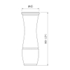 Hot Sale Aluminum Adjustable Leg Brushed Cabinet Leg Kitchen Leg Furniture Leg