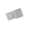 Wall To Glass Door Clip 180 Degree Brass Clip for Bathroom door hardware sets