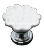 Different Colour Flower Ceramics Handle Furniture Handle Cabinet Handle