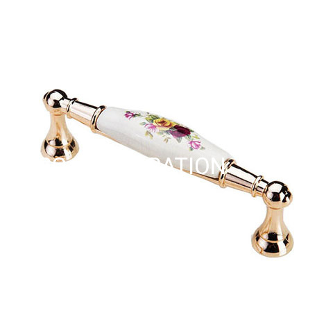 European Style Ceramics Handle Furniture Hardware Closset Accessories Cabinet Accessories